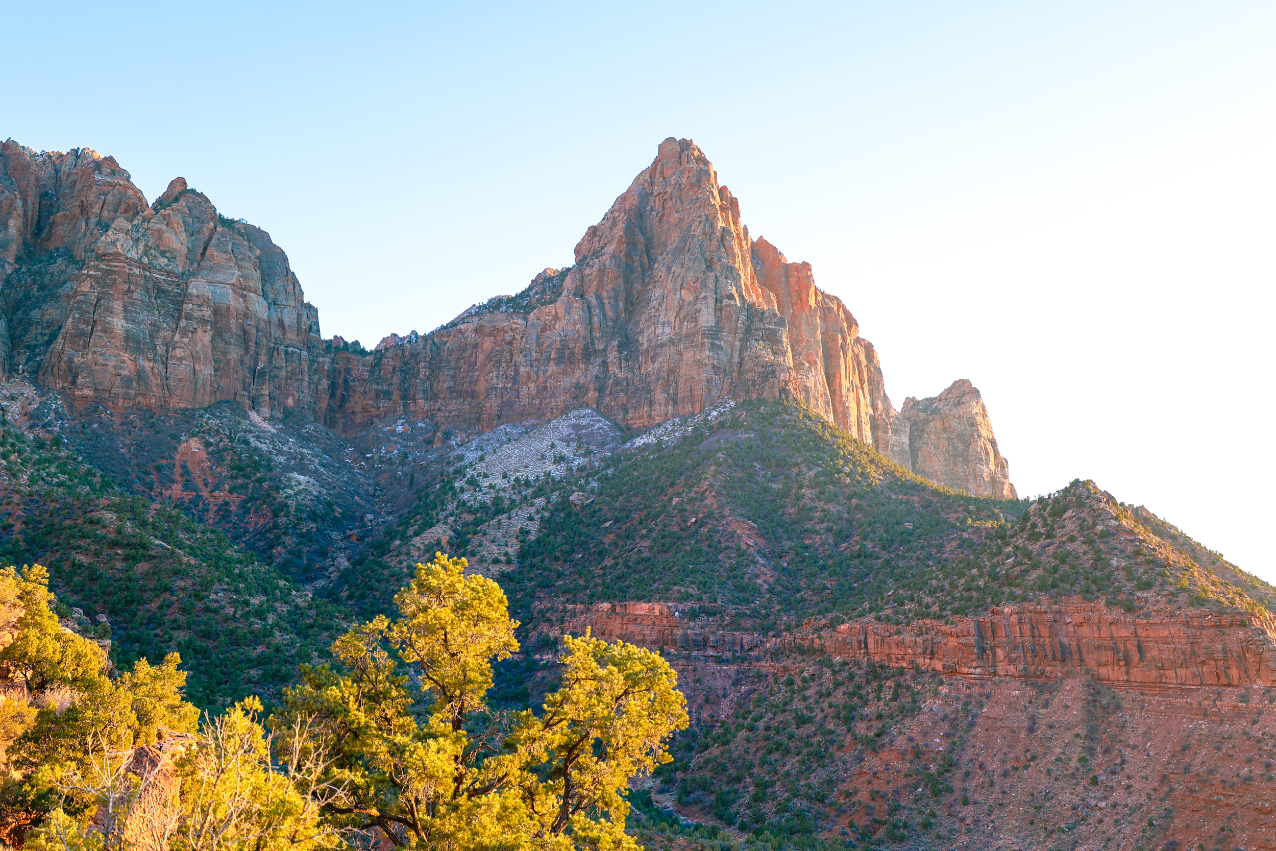 The watchman in Zion national park