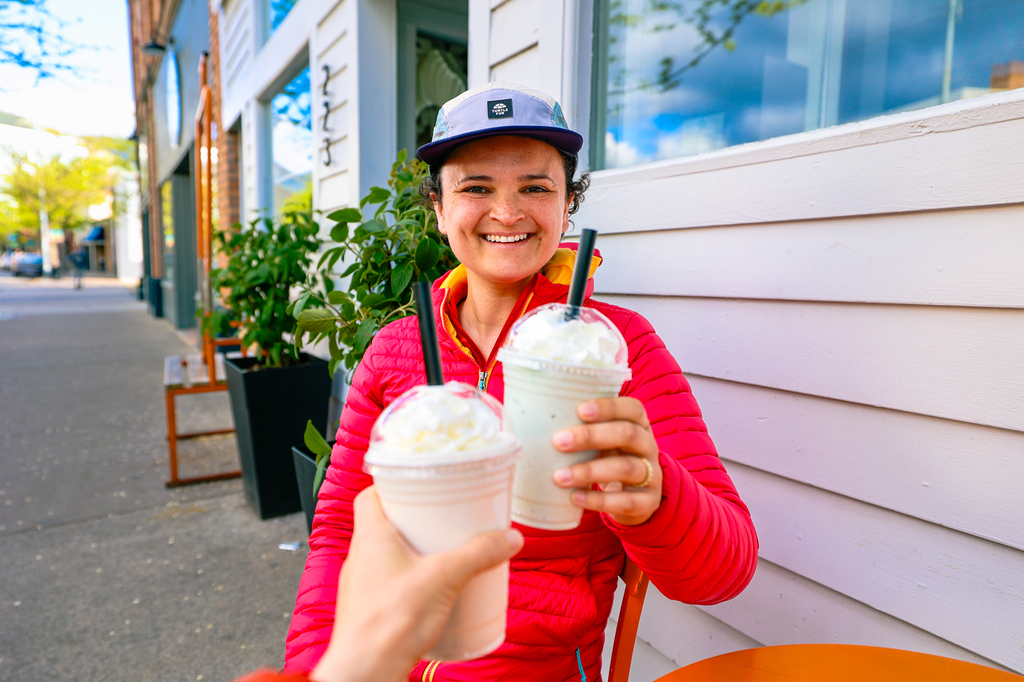 Sweat Peaks ice cream milkshakes in Missoula Montana