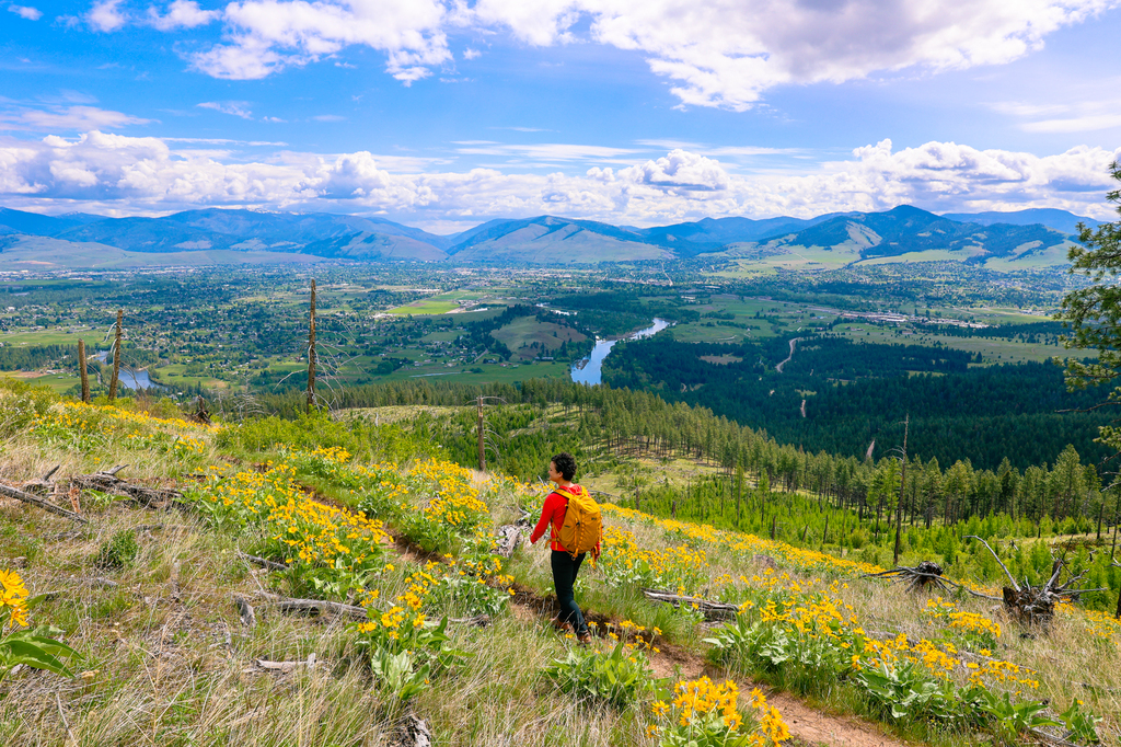 Blue Mountain Loop hike near Missoula