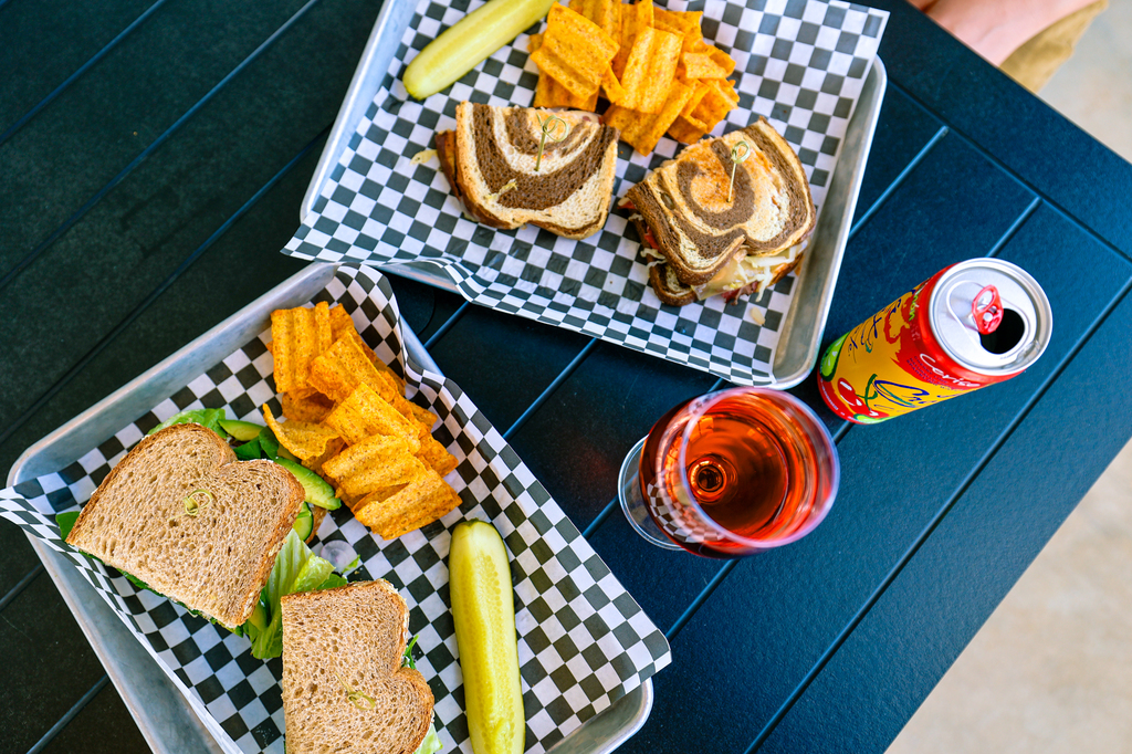 Sandwiches at Nic's in Paradise California