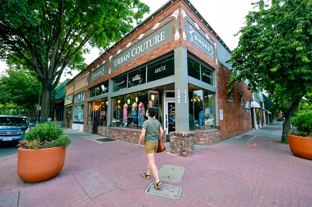 Shopping in downtown chico california butte county