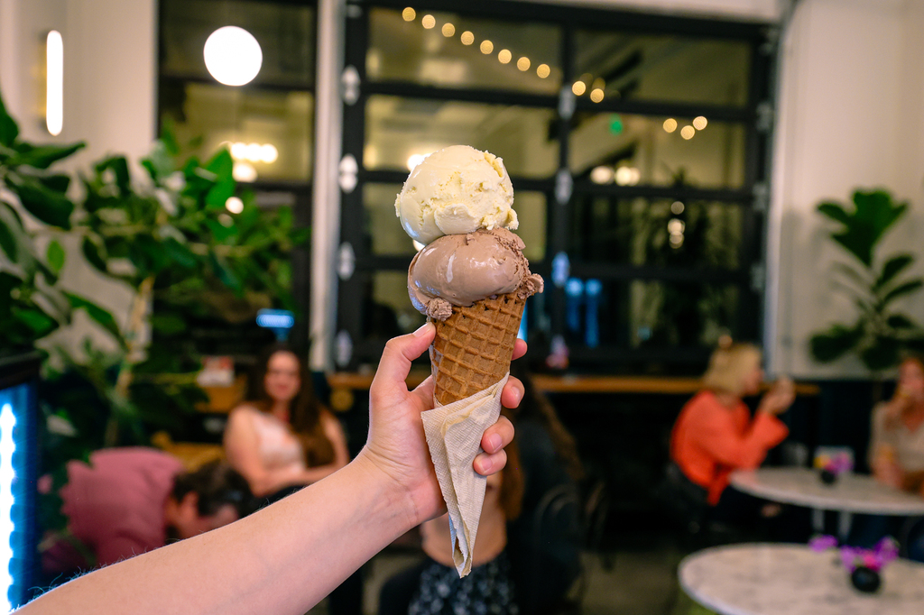 Ice cream at Savor ice cream