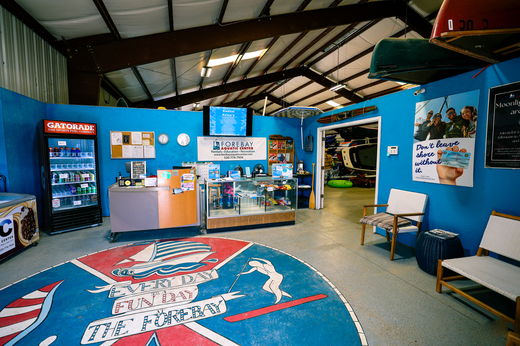 Swim, SUP, or paddle at her­mal­i­to Fore­bays State Recre­ation Area and Forebay Aquatic Center