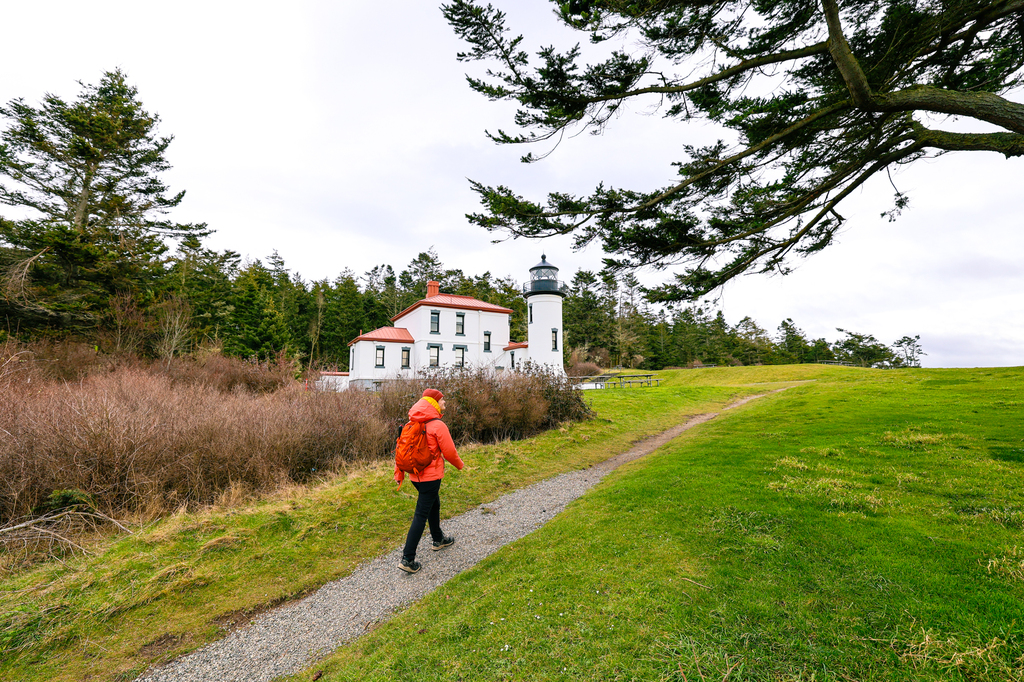Visit the Admiralty Head Lighthouse near Coupeville whidbey island