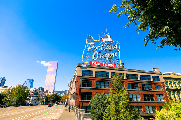 White Stag Sign in Portland
