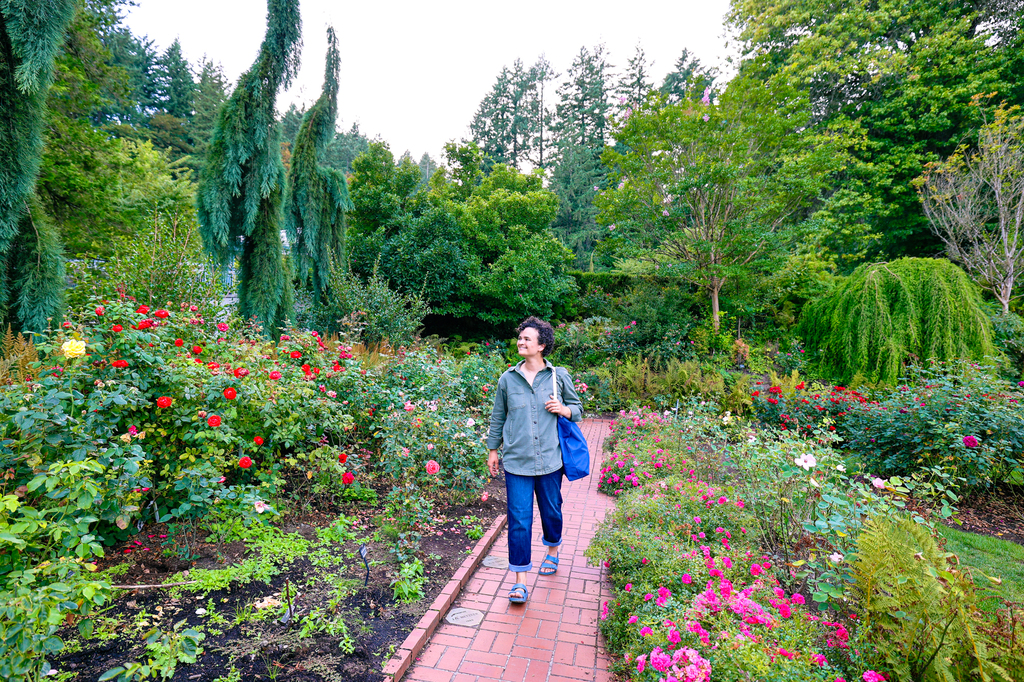 Portland Oregon walking tour - International Rose Test Garden
