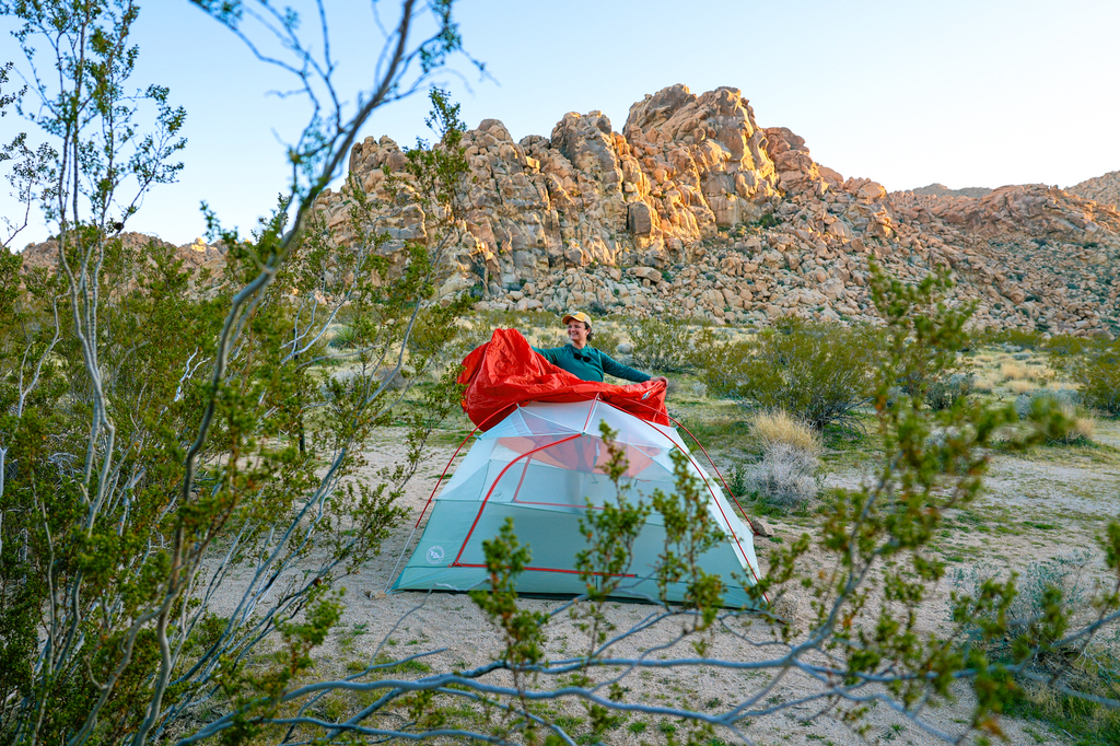 Ultralight backpacking tent big Agnes Copper Spur