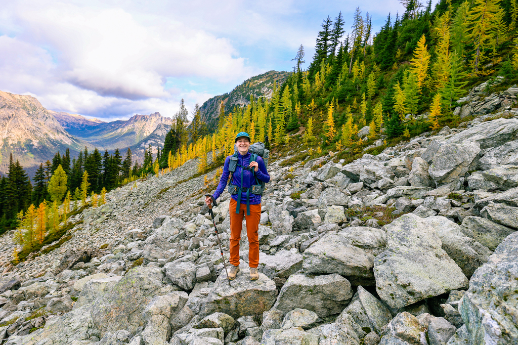 ultralight backpacking in north cascades wing lake maple pass