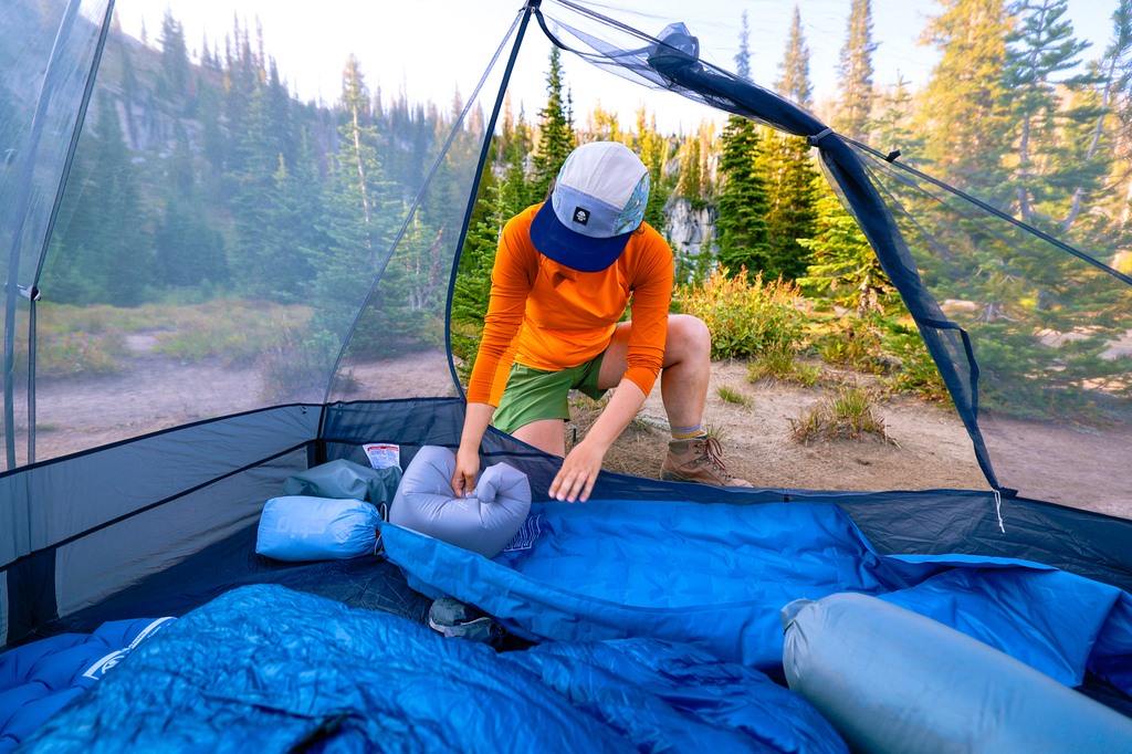 REI Helix sleeping pad and Neve Gear Quilt