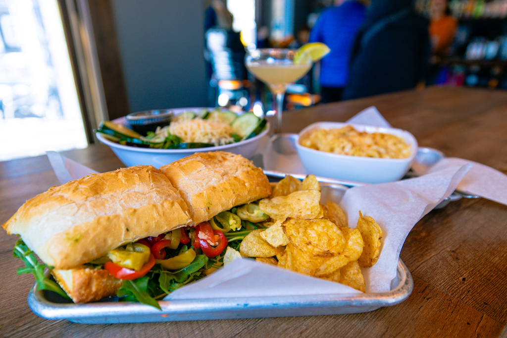 Lunch at shifty lifty in Breckenridge Colorado