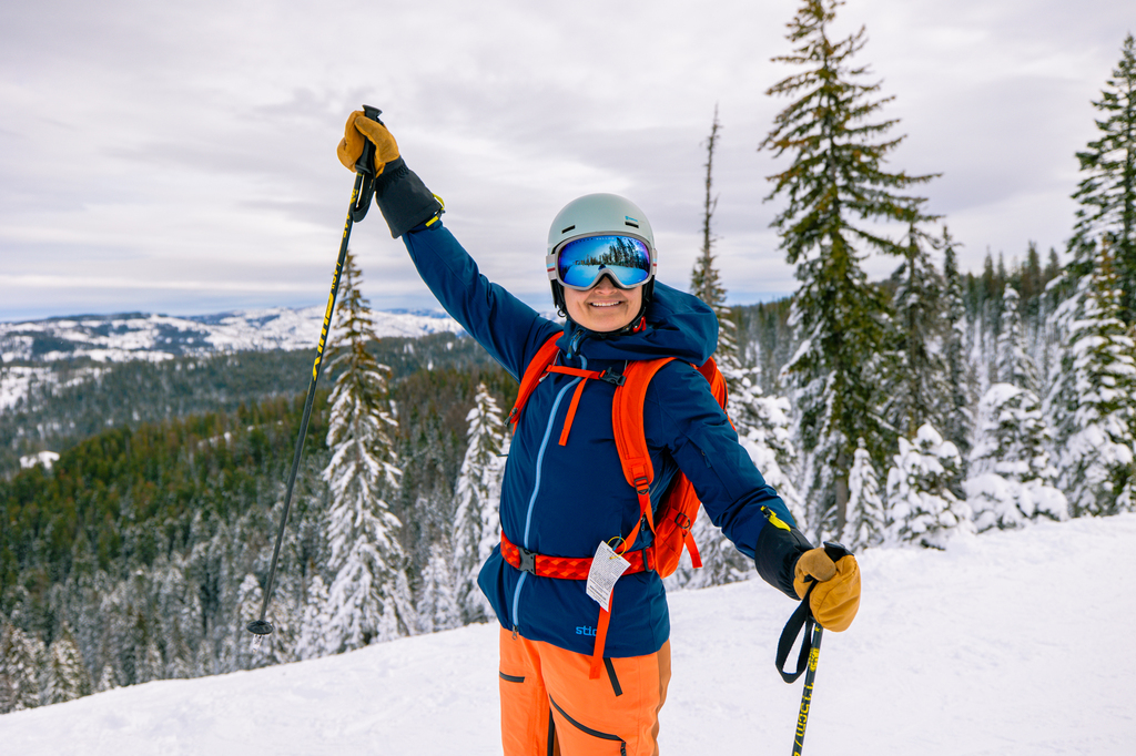 Skiing at bluewood near Walla Walla washington. Independent ski resorts in the USA