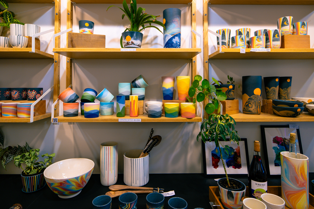 Lunch, coffee, and shopping in Eastsound Orcas Island, San Juan Islands Washington