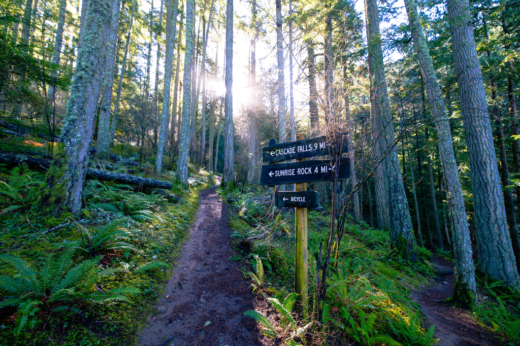 Hike Cascade Falls and Cascade Lake Trail in Moran State Park