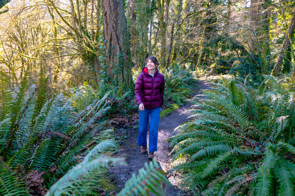 Hiking at Salt Water Creek state park