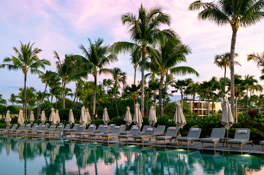 The pool at Mauna Lani, Auberge Collection, Hawaii