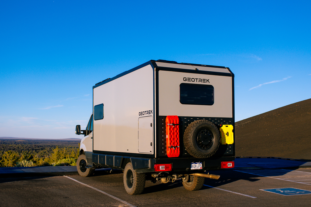 Geotrek Verus off-grid four season RV. Geotrek Verus review. 4 season RV review. Off-grid RV review.