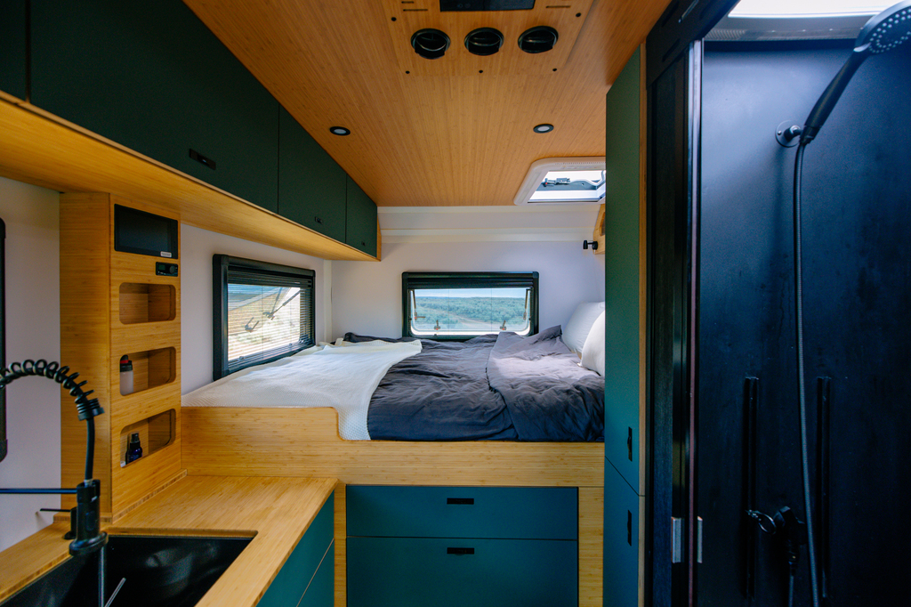 Geotrek Verus off-grid four season RV. Geotrek Verus review. 4 season RV review. Off-grid RV review.