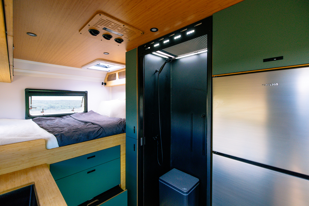 Geotrek Verus off-grid four season RV. Geotrek Verus review. 4 season RV review. Off-grid RV review.